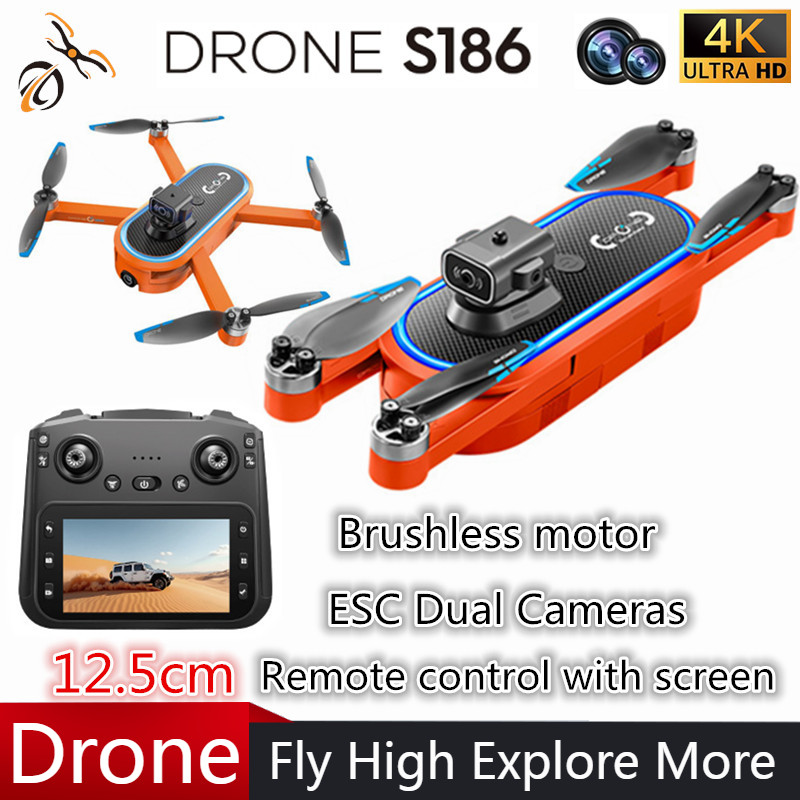 Drone Gimbal - 2025 S186 Drone Professionele 4K HD