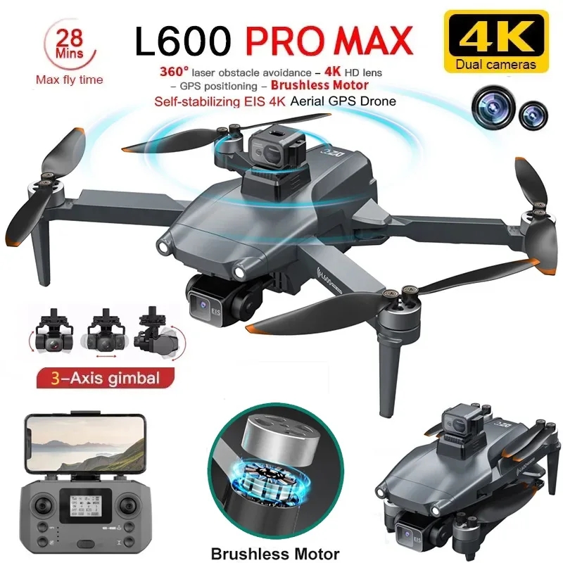 Drone Gps Mount - L600 PRO MAX GPS Drone Professionele
