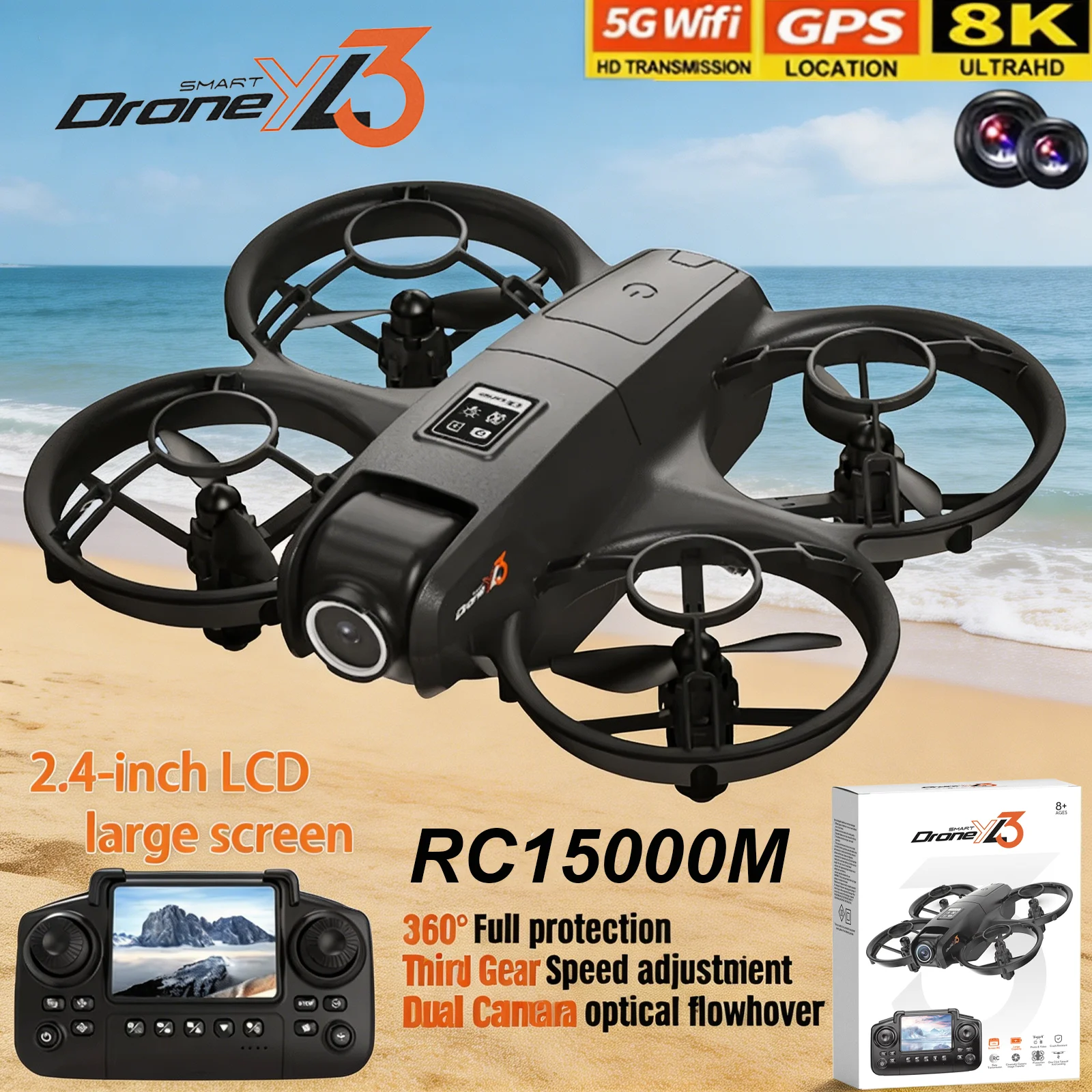 Nieuwe YL3 RC Drone 8K 1080P G - Drone Gps Mount recensie en prijs